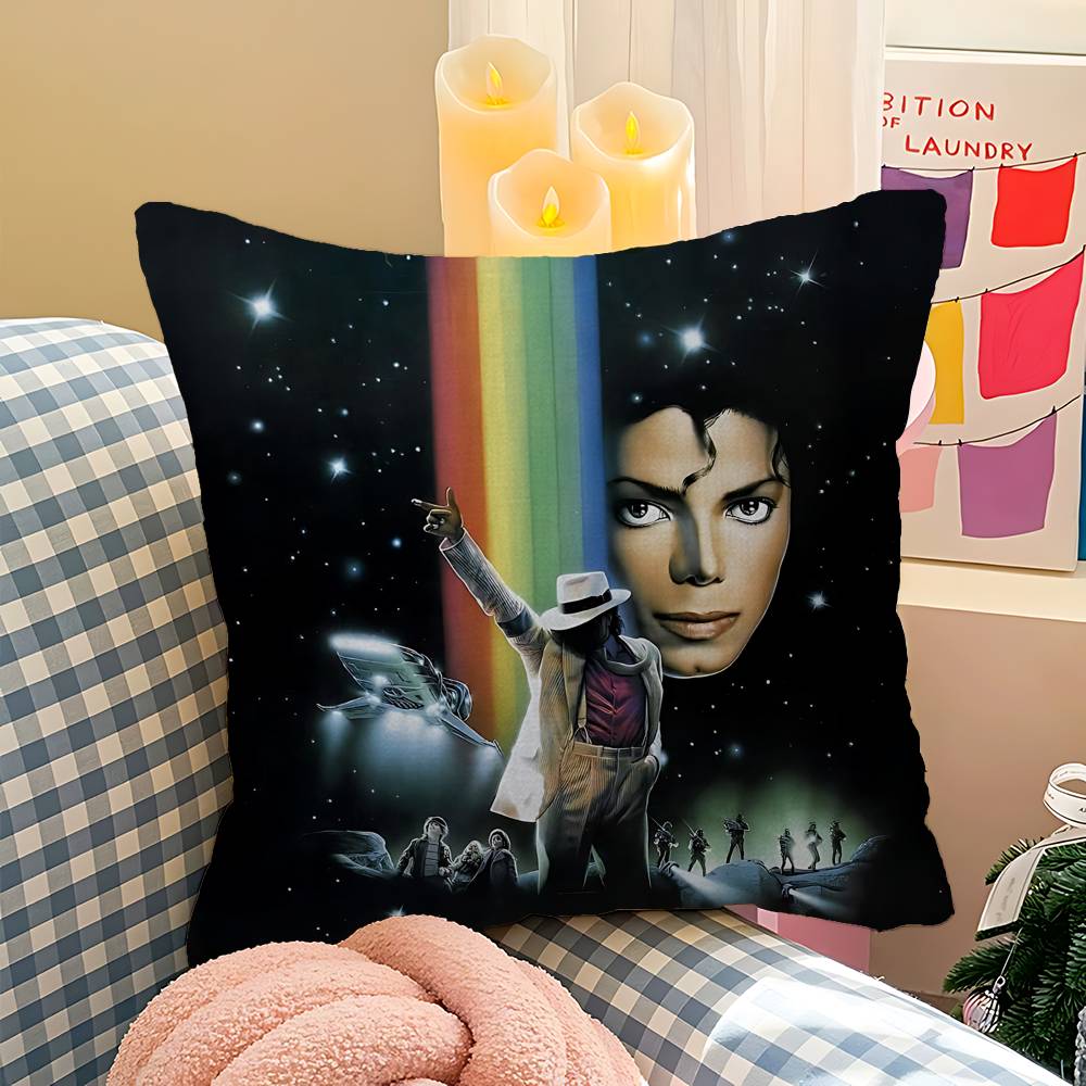 Pop Singer Michael Jackson Cushion Cover Pillow Cover Decor Pillowcase Printed Cushion Case For Couch