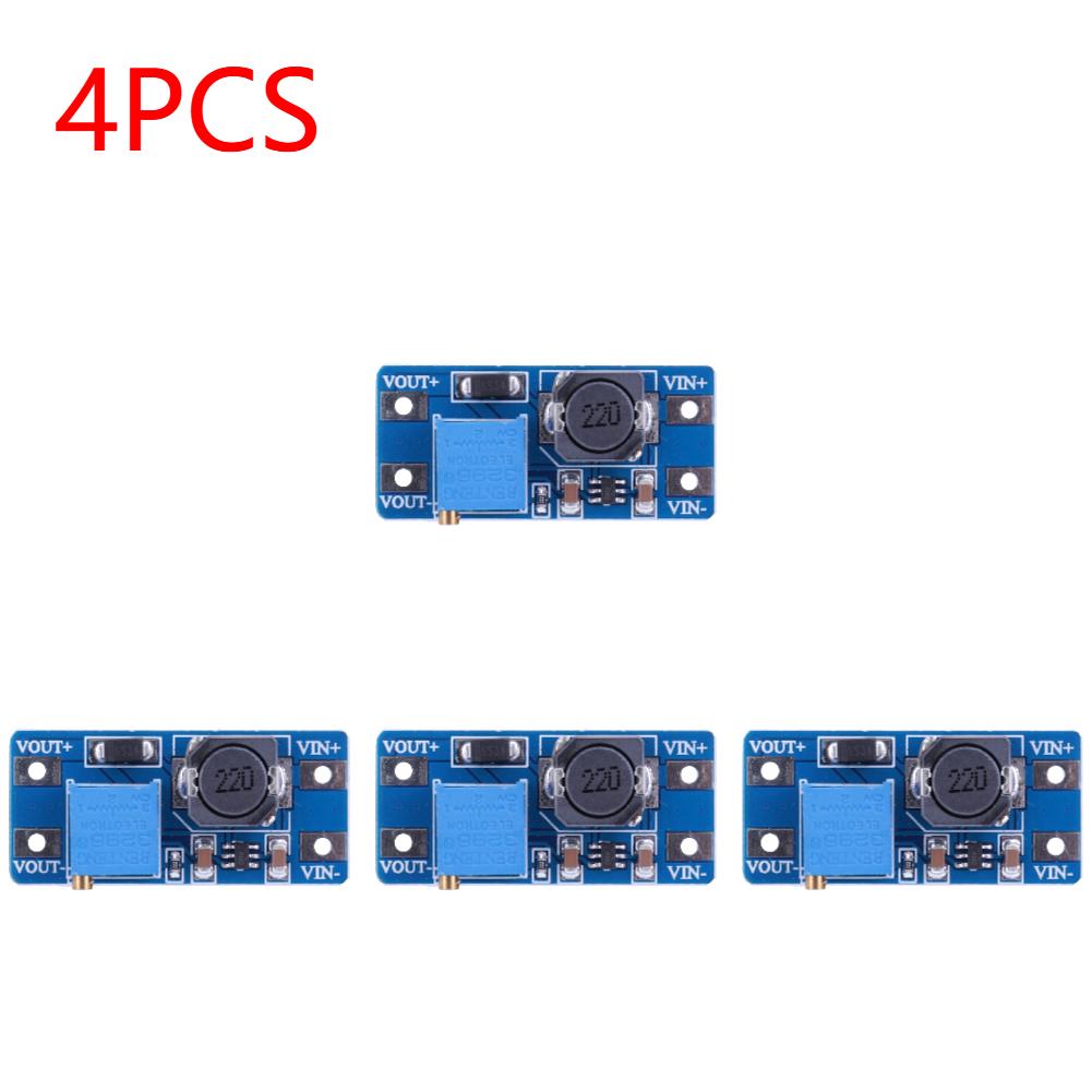 10PCS MT3608 Adjustable Step Up Converter Module DC-DC Booster Power Supply Module Voltage Regulator 2A Max 2V-24V To 5/9/12/28V