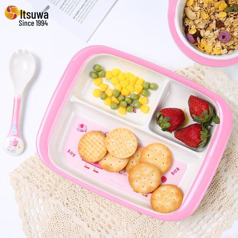 WUHE Peppa Pig Kids Melamine Dinnerware Set