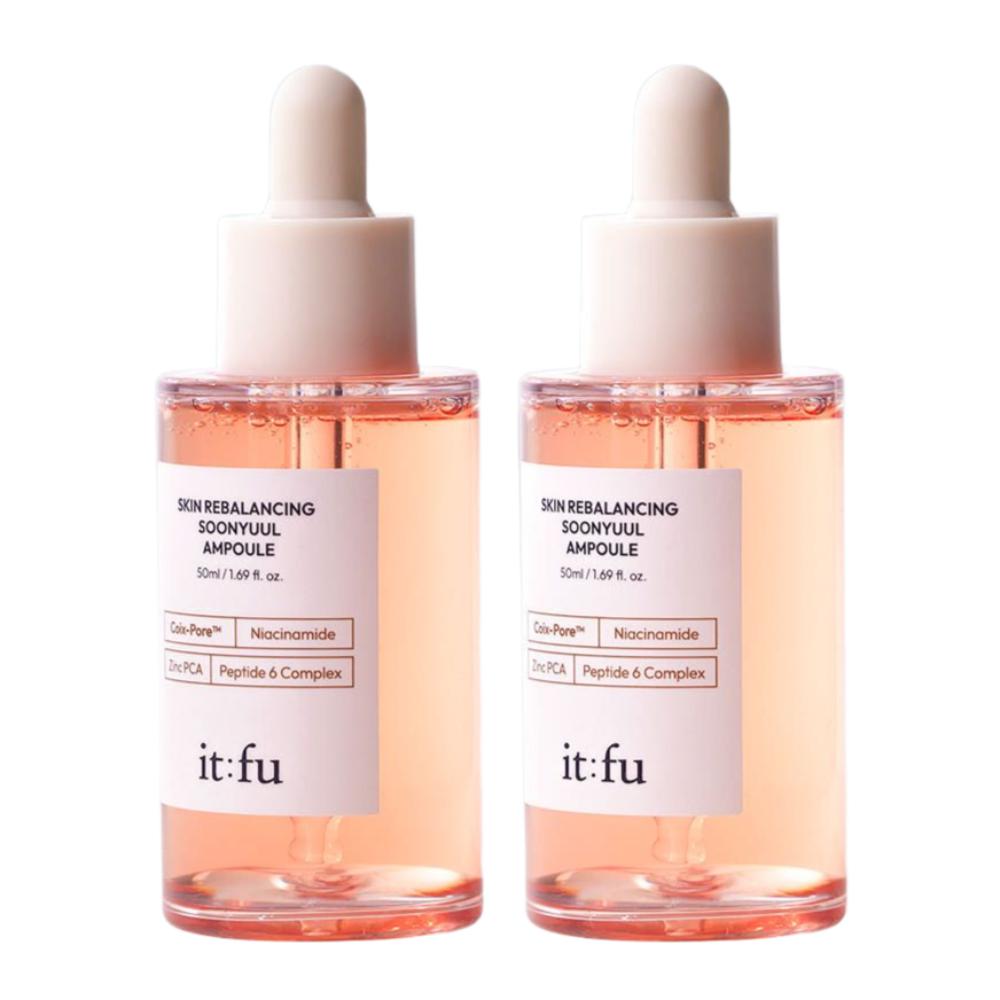 ITFU Sunyul Pore Tightening & Lifting Ampoule Tannin & Sea Grape 50ml, 2-Pack