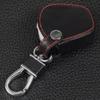 Jingyuqin Remote 3 Buttons Leather Car Key Bag Case Cover For Lada Priora Sedan Sport Kalina Granta Vesta X-Ray XRay