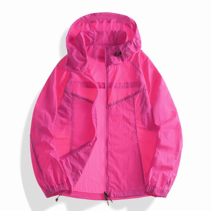 Foreign Trade Big Brand Cut the Tag off Tail Goods Summer Men and Women Couple Lightweight All-Match Loose Hood Sun Protection Clothing Outerwear Top