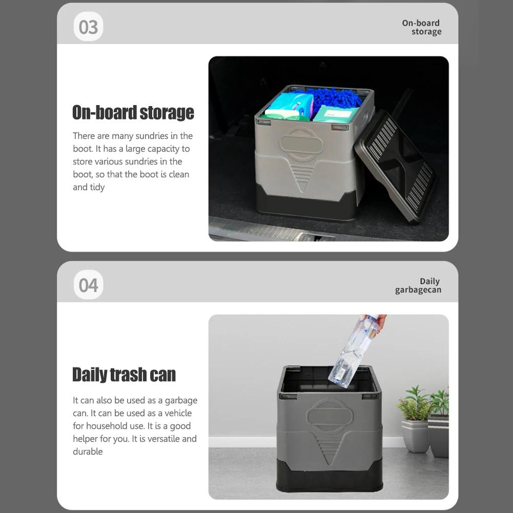 Folding Toilet Portable Outdoor Storage Box Car Toilet Bucket Collapsible Trash Can for Self-driving Travel Emergency Toilet