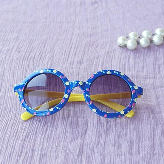 

Корейские мультяшные детские солнцезащитные очки в круглой оправе
