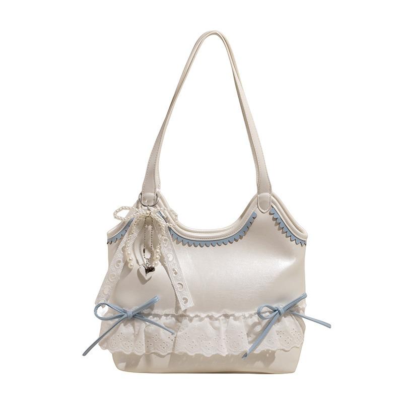 Fashion ballet style butterfly armpit bag women's new niche design shoulder bag large capacity tote bag