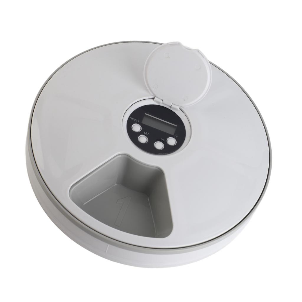 Automatisk hundeautomat med tidsstyrt smart porsjonskontroll, hunde-dispenser med stemmepåminnelse for små hunder