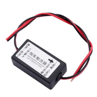 12V Auto Kamera Gleichrichter Rückfahrkamera Stromrelais Rückfahrkamera Filter Autozubehör