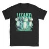 Hagedis Meme Grappig Retro T-shirt voor Mannen Vrouwen Katoen Hipster T-shirts Ronde Hals T-shirt Korte Mouw Tops Cadeau Idee