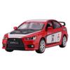 1/32 Mitsubishi Lancer Evolution Model Závodního Auta ze Slitiny Kovový Odlévaný Model Auta Simulační Sběratelský Předmět Dětský Dárek