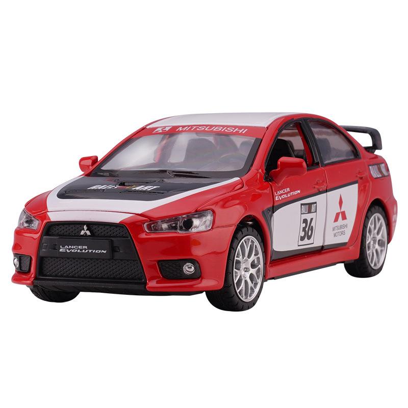 1/32 Mitsubishi Lancer Evolution Model Závodního Auta ze Slitiny Kovový Odlévaný Model Auta Simulační Sběratelský Předmět Dětský Dárek