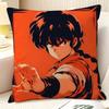 Cartoon Comic P Chan RRanma   Pillow Case Natural Linen Organic Fabric DoubleSided Printing Sofa Home Decor Gift Pillow Case