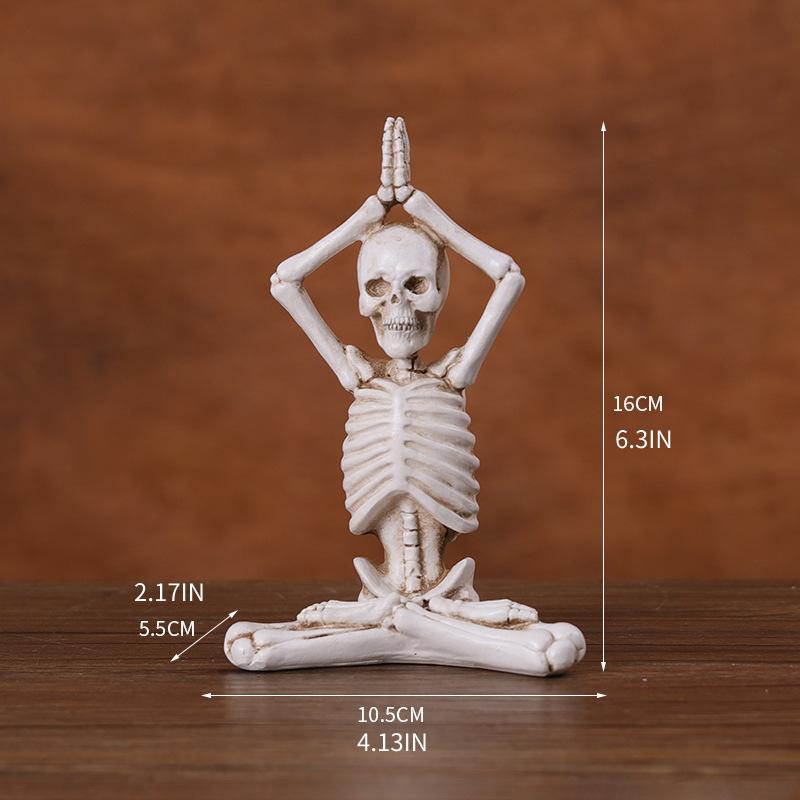 

Halloween Skeleton Ornament Desktop Atmosphere Decoration Party Prop Figure Gift Style A