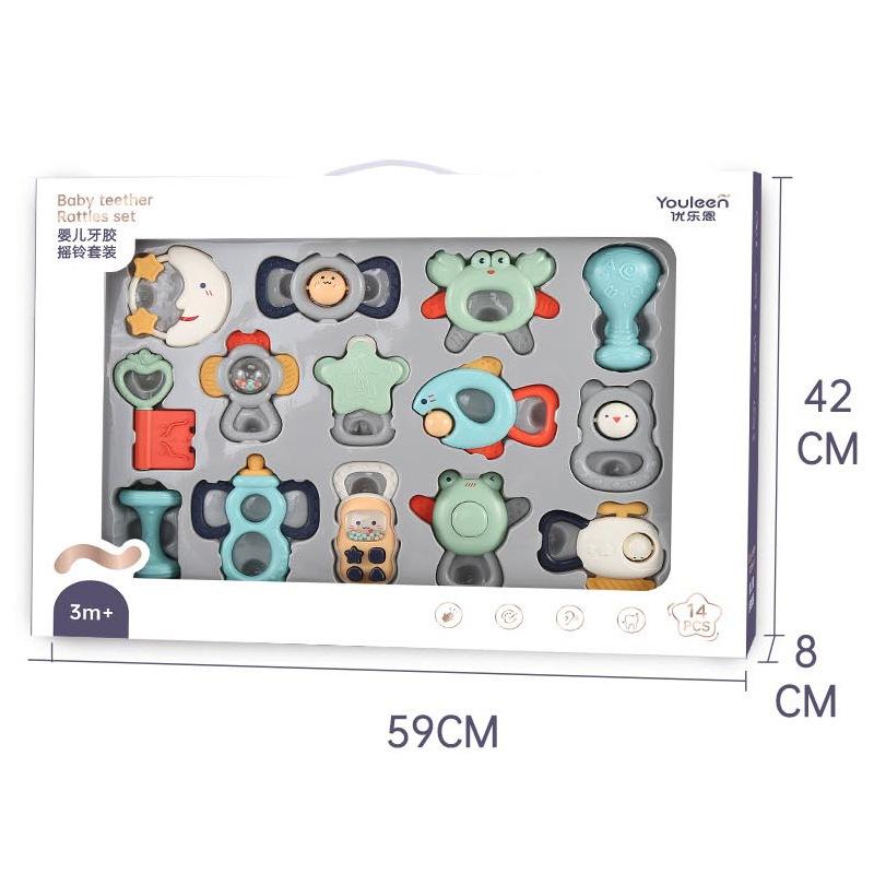 Genuine Newborn Baby Hand Rattle 0-6 Months Baby Educational Early Education Grasping Training Toothpaste Biting Toy