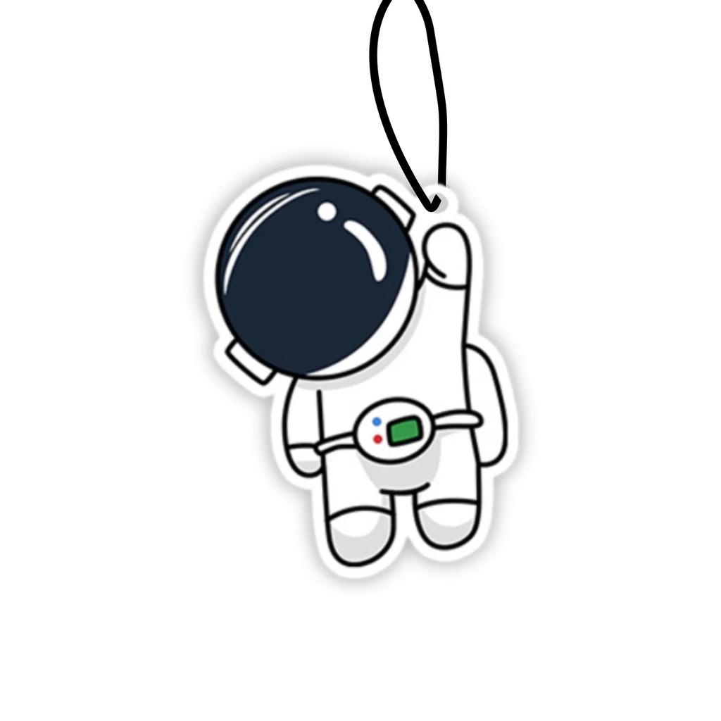 Car Fragrance Hanging Piece Cute Astronaut Car Rearview Mirror Hanging Perfume Piece Auto Interior Decoration Car Accessories