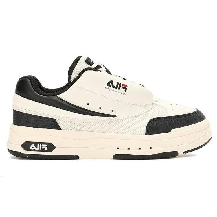 New FILA Mix Low Skate Shoes 'Cream White Black' Women's F12W324203FWV