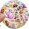 50 Sheets of Cute Cartoon Insect Candy Self-Adhesive Decorative Planner Stickers