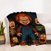 1pc Good Guys Outdoor Blanket Lightweight Flannel, Soft & Warm, All Season Use for Sofa, Outdoor, Camping, Living Room, Office, Chair