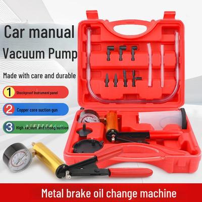 Manual Vacuum Pump for Car Air Conditioning & Brake Oil Extraction