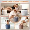 Sitzsäcke Hocker für Erwachsene Sitzsack Fußstütze Schaumstoffgefüllter Hocker von BeanBag Fußhocker von Faul Sofa für Schlafzimmer, Wohnzimmer, Wohnung