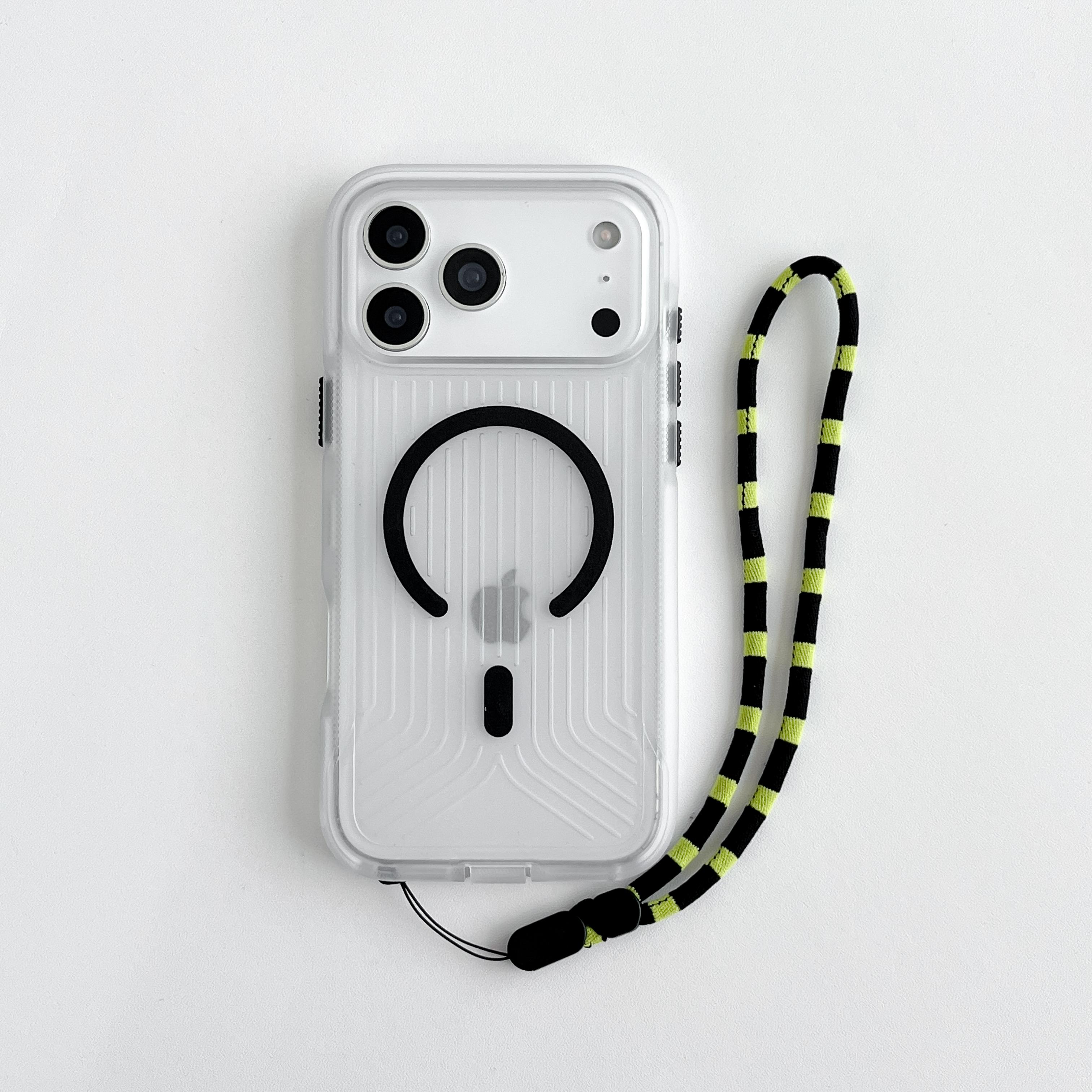 

Tech-21 FlexPro Гофрований Прозорий Чохол MagSafe для IPhone17Pro Max Air Магнітний Бездротова Зарядка Пилозахисний Захисний Чохол iPhone 15 чорний