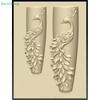 3D Relief Silicone Nail Mold Peacock Design Pattern DIY Nail Art Decor Transparent Manicure Template