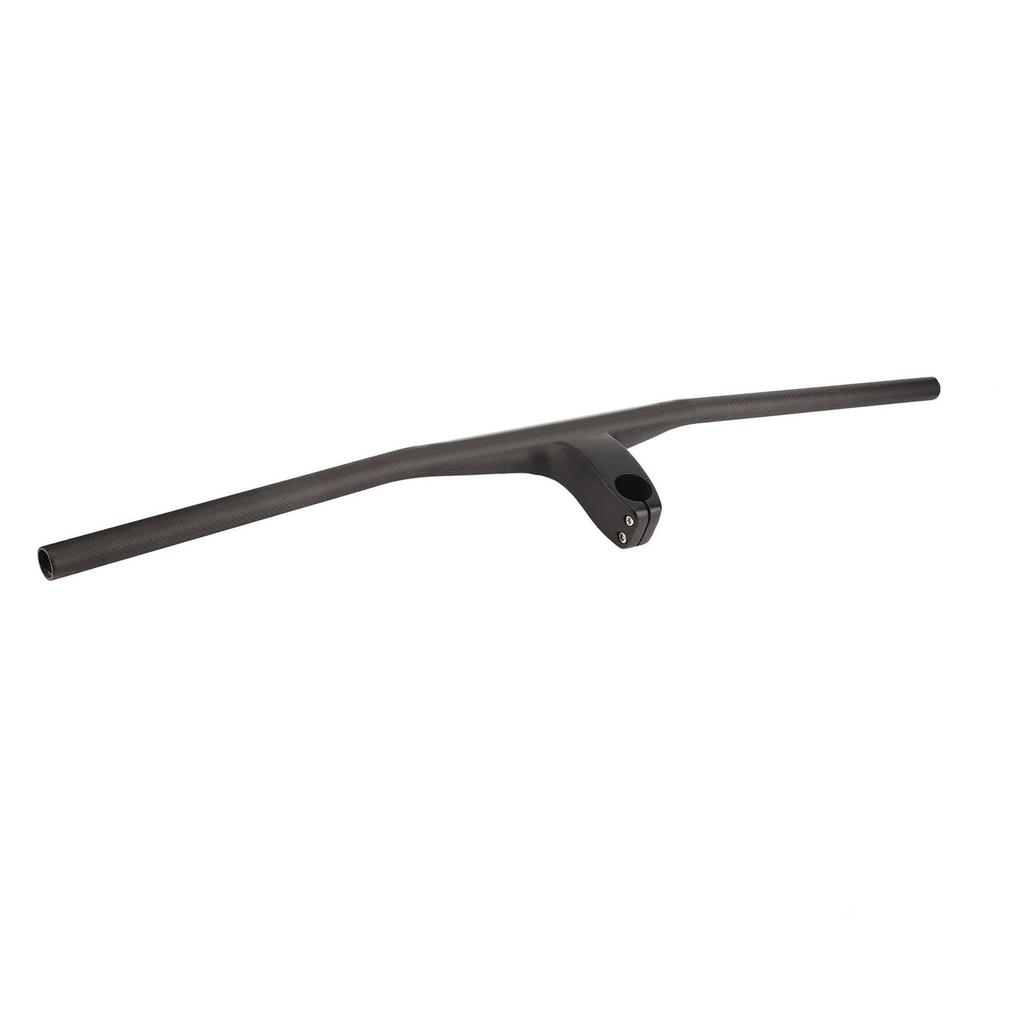 Fahrrad Gerader Lenker Kohlefaser Negativ 17 Grad Fahrrad Einteiliger Gerader Lenker für Mountain Road Bike