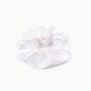 Korean Puff Hair Loop Crystal Satin Hair Scrunchie Fashion Ruffle Headband  for Meatball Head
