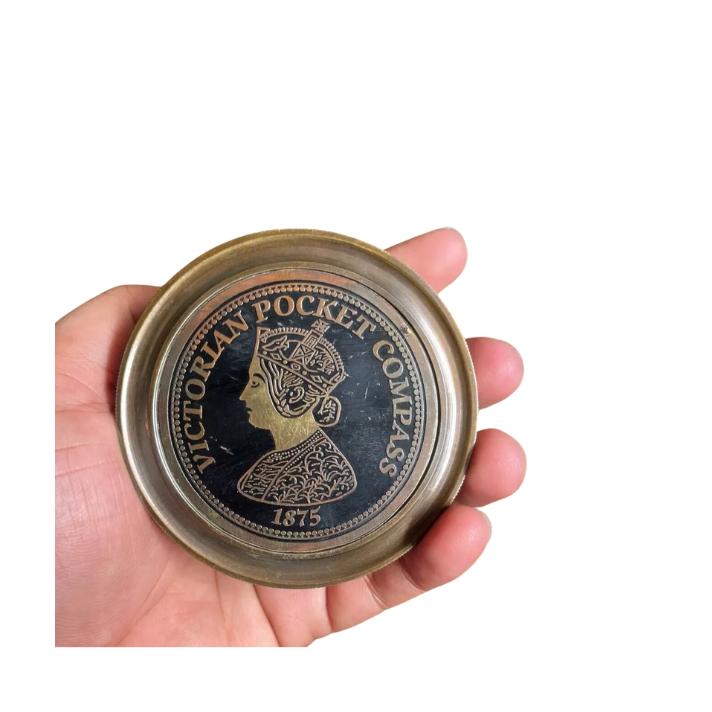 Brass Pocket Compass Brass Nautical Compass Marine Compass Gift Antique Vintage