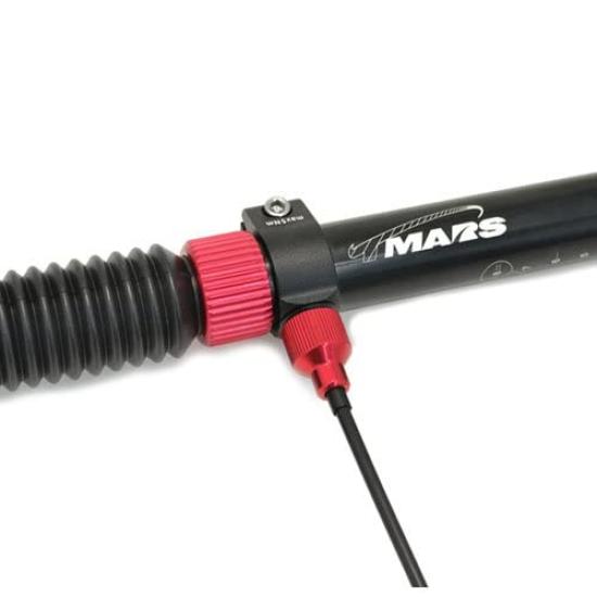 TMARS 419L Mechanical Drop Seatpost, 30.9x400mm (27.2mm w/adapter), Black, ST1445-30.9