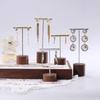 Luxury Eardrop Displays Stand Earrings Jewelry Showcase Rack Jeweler Counter Earrings Holder Live Pictures Trinket Display Props