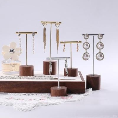 Luxury Eardrop Displays Stand Earrings Jewelry Showcase Rack Jeweler Counter Earrings Holder Live Pictures Trinket Display Props