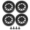 4Pcs RC Truck Plastic Tires Accessories for WPL D12 Model Car Upgrade Parts