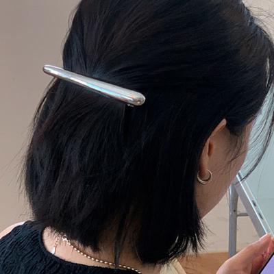 Byweekend Dune Metal Hair Pin_silver