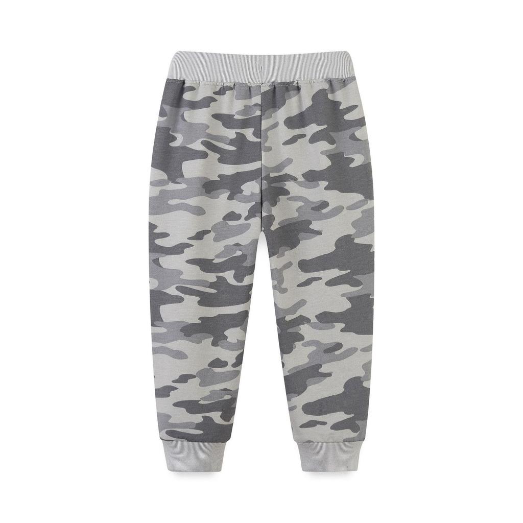Autumn European Style Boys' Camouflage Sports Pants for Kids