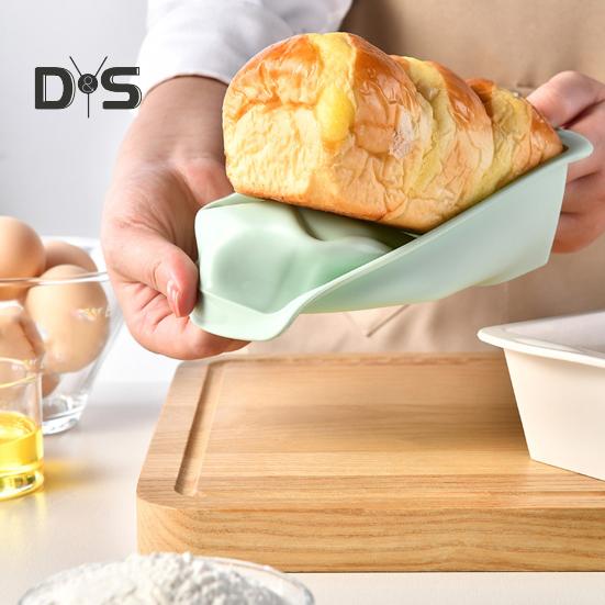 1/4Pcs Silicone Bread Loaf Pan Non-Stick Baking Pans for Homemade Bread Cakes Brownies Easy Release Toast Mold Kitchen Tool