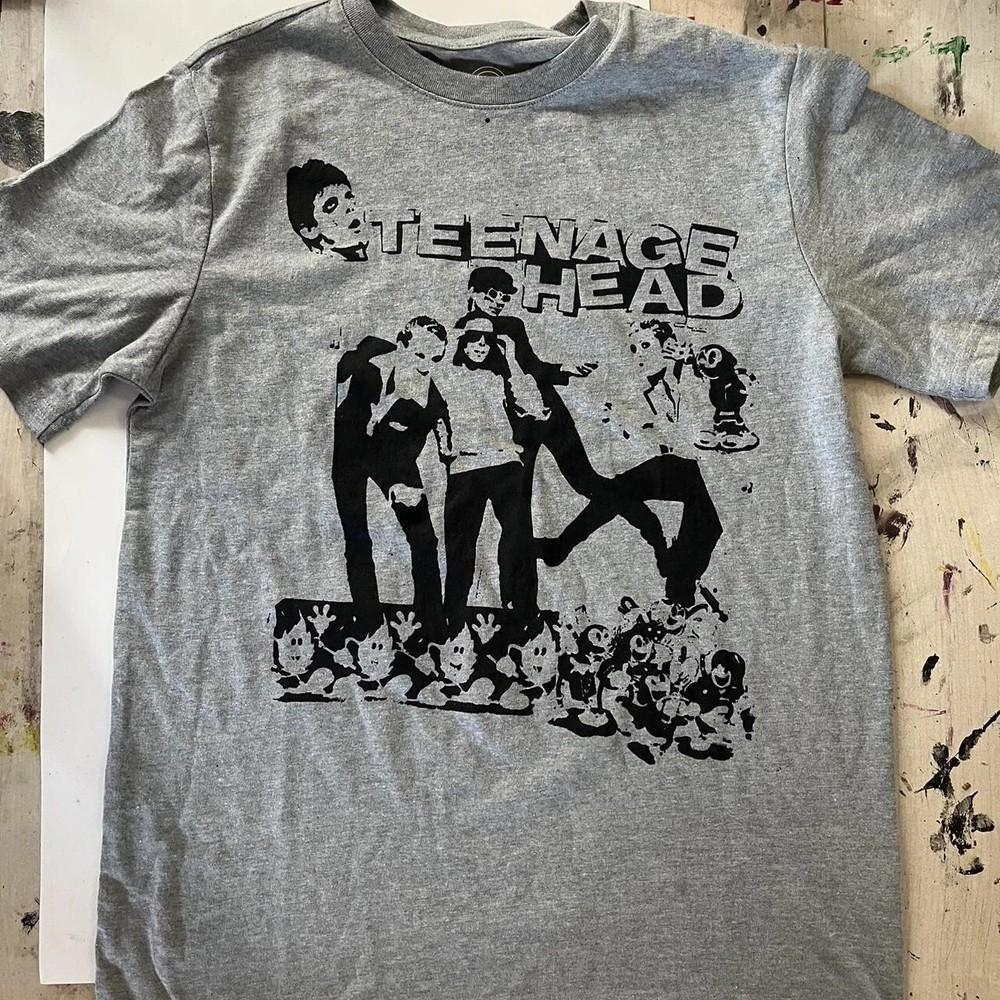 VTG Teenage Head Band Album Concert Gray All Size T-Shirt Unisex T-Shirt S