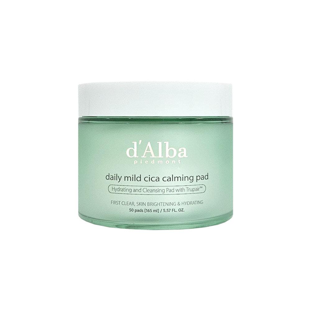 d Alba Ежедневные мягкие успокаивающие пэды с центеллой 50 штук 165 мл d Alba Mild Cica Calming Pads 50 sheets