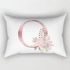 Fashion 26 Letter Pillow Case Pillow cover English Alphabet Pillow Case Home Decoration Pillow Case Flowers Pillow Case Fashion Pillow cover