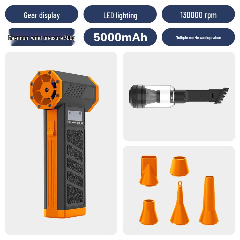 2025 High-Speed Mini Turbo Fan and Vacuum Dust Blower