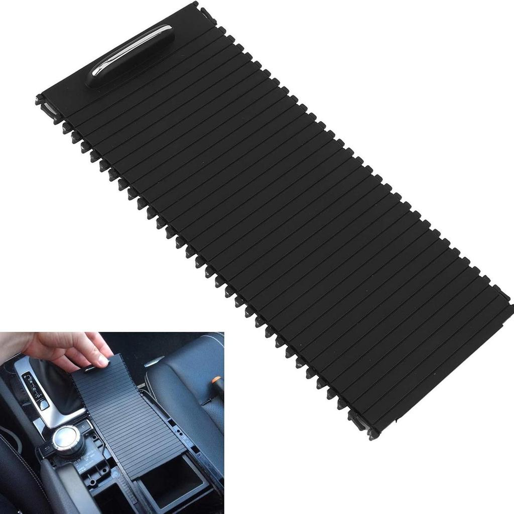 Mittelkonsolen-Rollo Getränkebecherhalter Tablett Auto Ersatz Professionelle Rolladenabdeckung Becherhalter-Panel Schiebejalousie