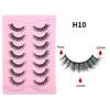Seven Pairs of 5D Thick False Eyelashes, Natural Messy Eyelashes, Light and Unburdened, Self-grafted False Eyelashes