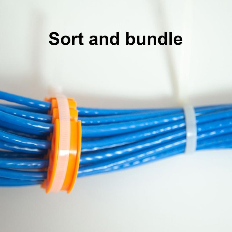 2Pcs Cable Organizers Tool 30 Holes Networks Cable Combs Networks Room Cables Management Tool Cord Holder Enduring