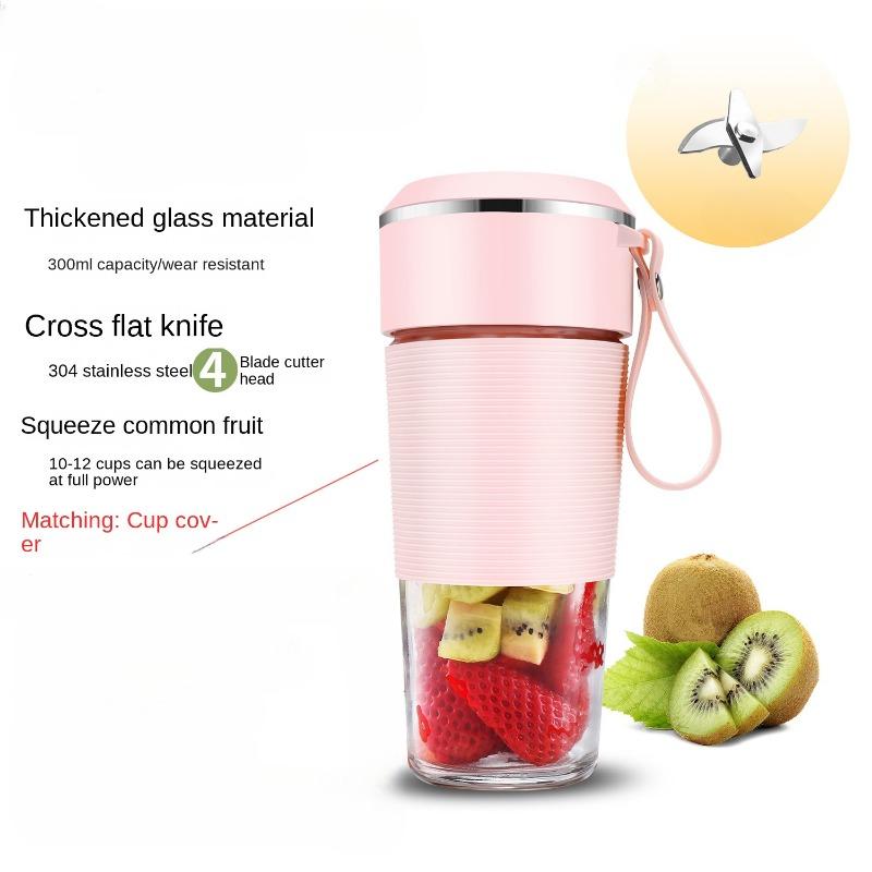 Tragbarer Entsafter, multifunktionale Saftmaschine, tragbarer Entsafterbecher für Zuhause, Obst- und Gemüsemaschine, elektrisches Rühren
