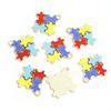 Enamel Charms Heart Shaped Round Irregular Puzzle Alloy Pendants for DIY Necklace Bracelet Earrings Keychain