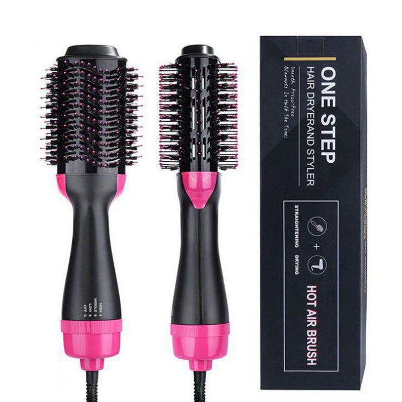 Multifunctional Hot Air Comb Two-four-in-one Negative Ion Dry and Wet Dual-purpose Electric Hair Dryer Comb