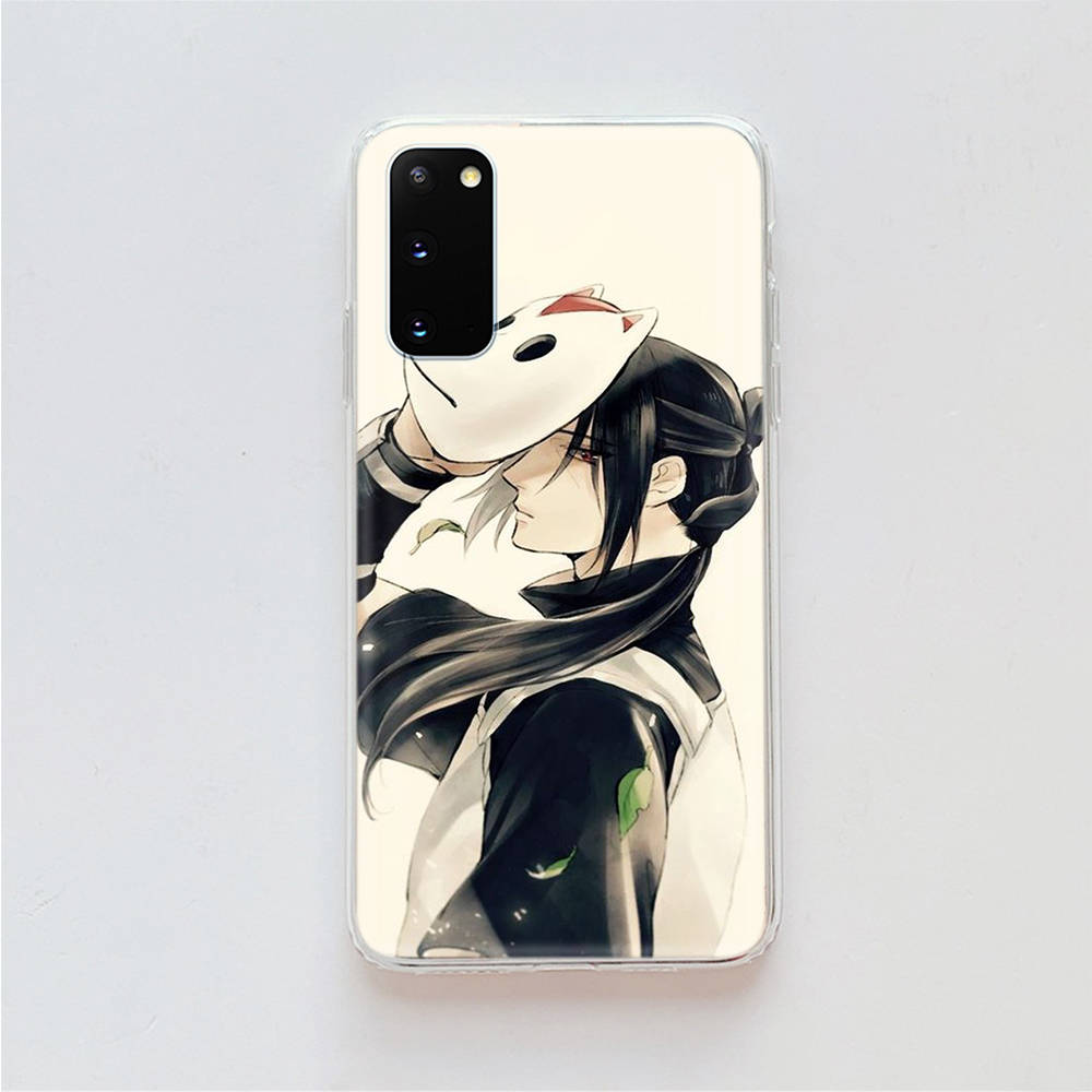 AD89 Naruto Itachi Clear Case for Samsung A04 A14 A23 A34 A54 M23 M33 M52 M53 Realme 10 9 C30S C35 C55 VIVO Y02 Y21 Y33S Y51 X80 V25 Cover