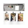 31BC Clear Acrylic Auto Sunshade Photo Clip Car Picture Holder For Displaying Family Pictures While Driving