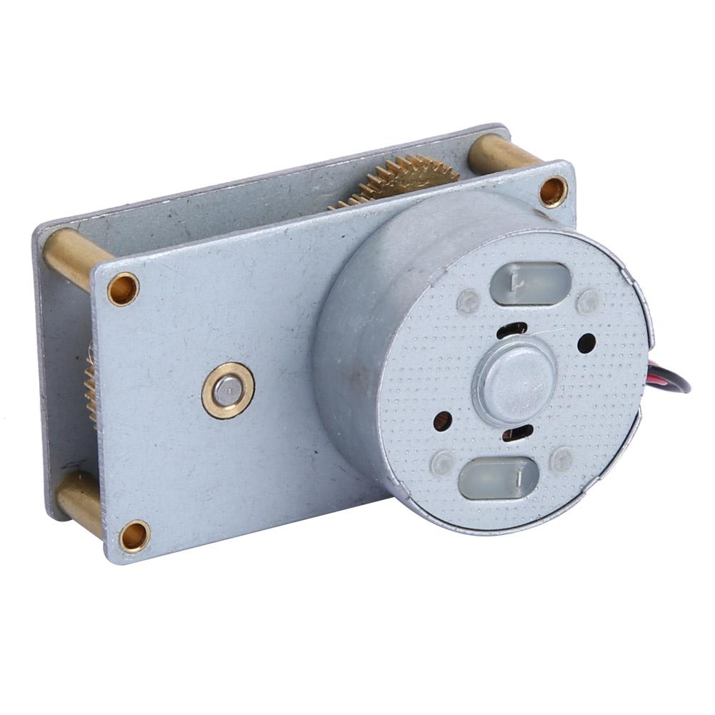 3?12V DC Reversibel Metallgirkasse Motor Hastighetsreduksjonsmotor Soneventilmotor 27RPM