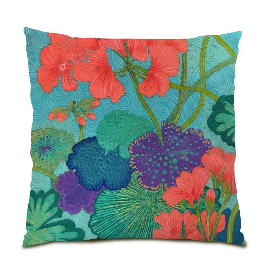 

Наволочки Цветочные наволочки Тропические растения Декор комнаты Наволочки 40x40cm