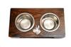 Great Dane I - Wooden Stand with Bowls for a Dog, Steel Dog Bowls, a Gift for Adopting a Dog from the Brand